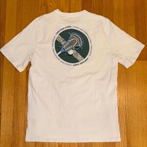 🐳🥍 Boys Vineyard Vines White Graphic Tee XL 18